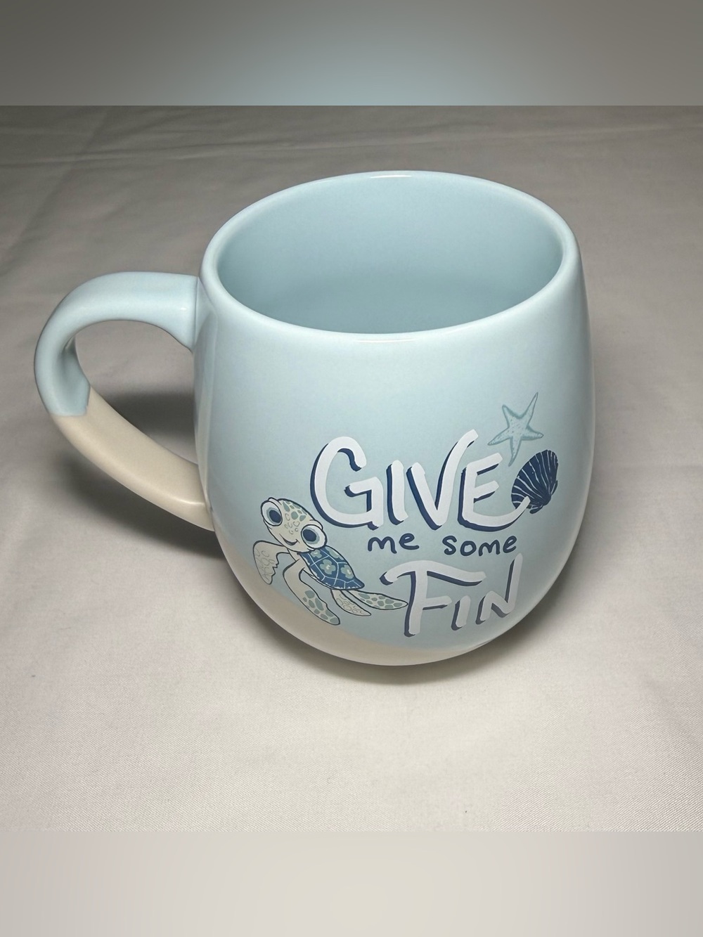 Disney Pixar Coffee Mug Featuring Crush and Squirt